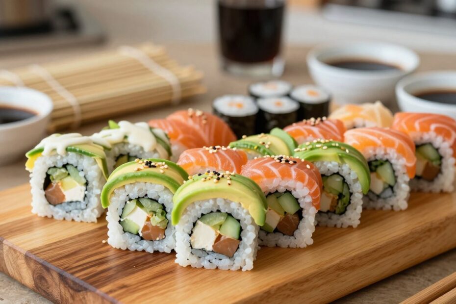 Co do sushi do środka