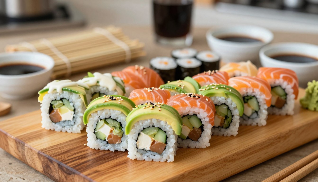 Co do sushi do środka
