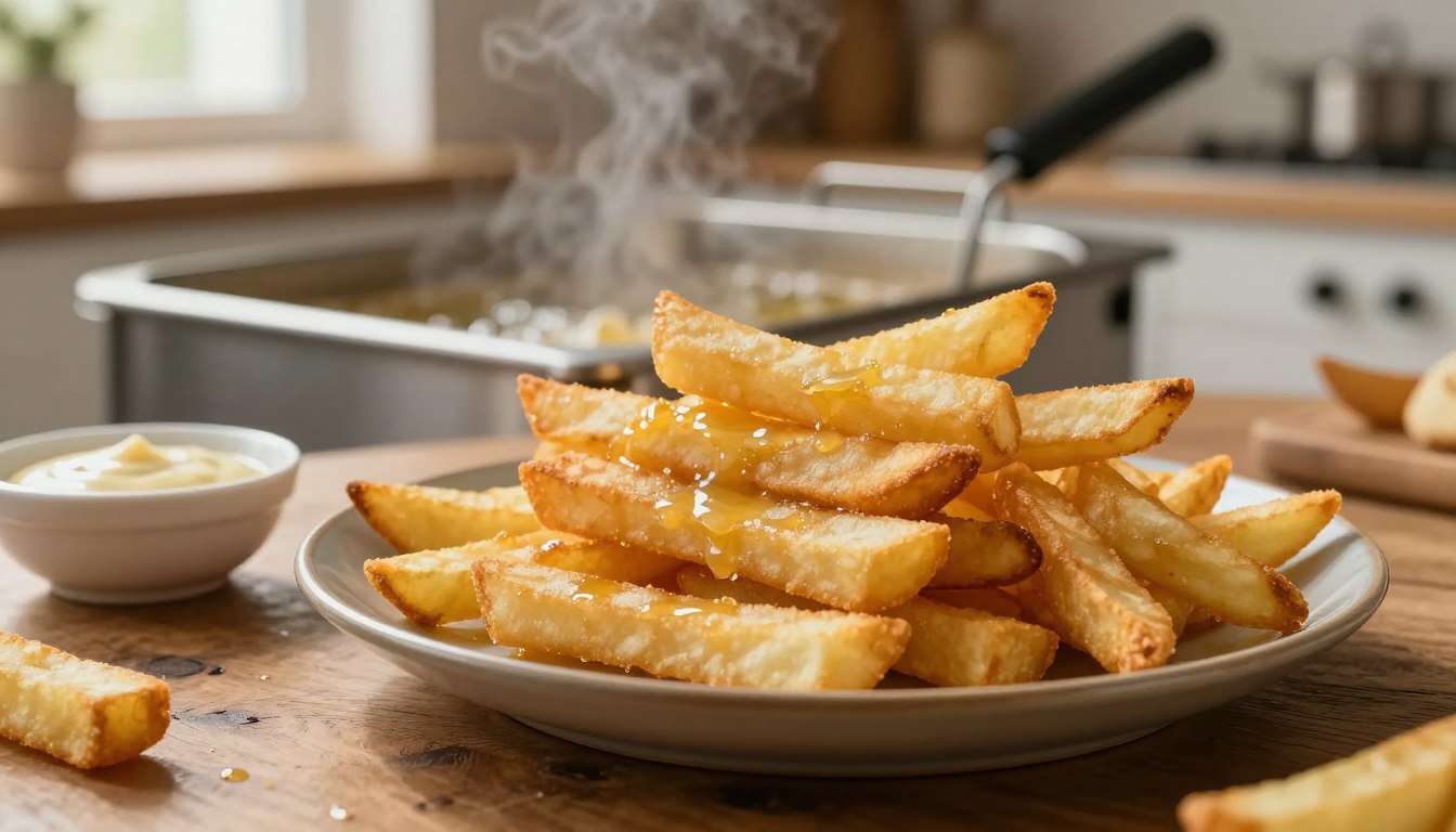 Ile smażyć frytki na głębokim oleju