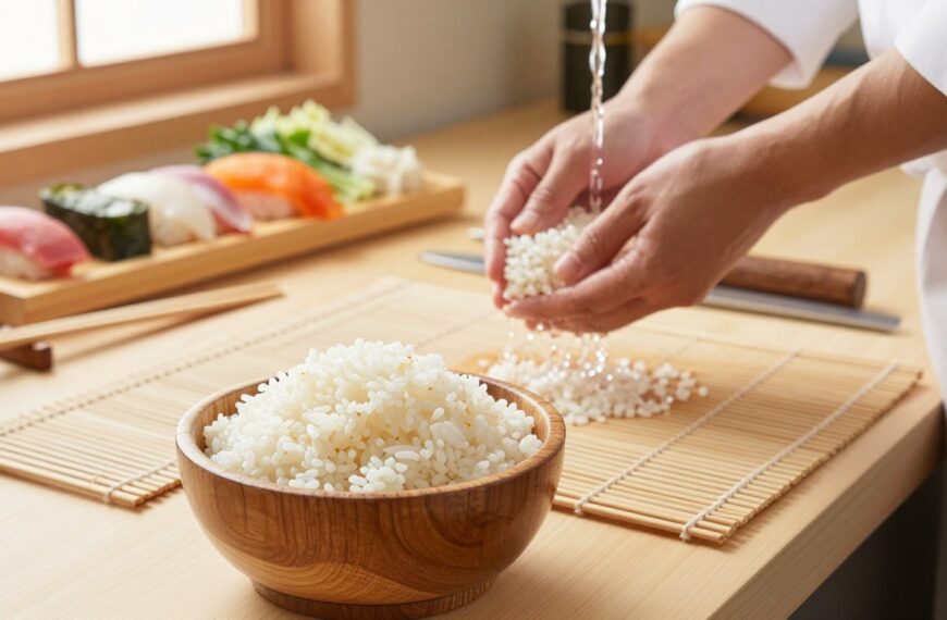 Jak ugotować ryż do sushi, żeby nie był ani zbyt twardy, ani rozgotowany