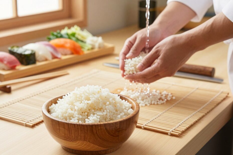 Jak ugotować ryż do sushi