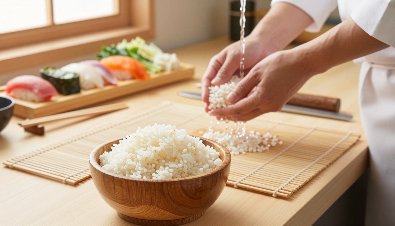 Jak ugotować ryż do sushi
