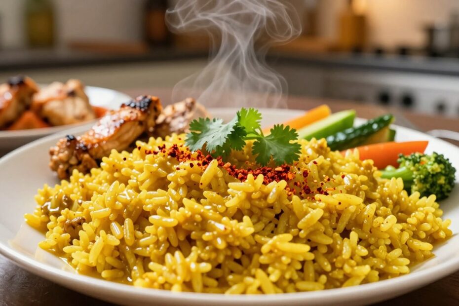 Jak ugotować ryż z curry