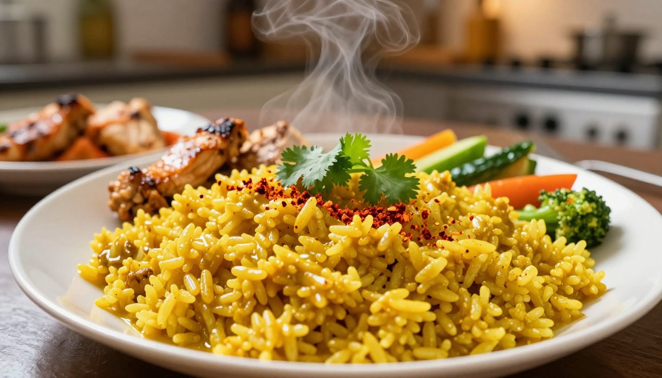 Jak ugotować ryż z curry