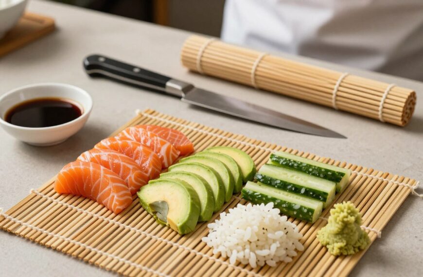 Co jest potrzebne do sushi – składniki i akcesoria, które warto przygotować