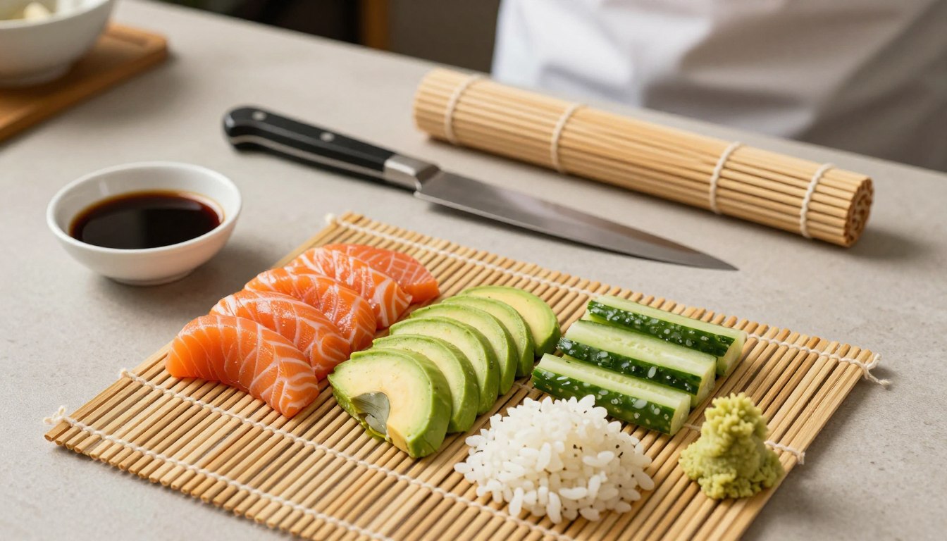 Co jest potrzebne do sushi