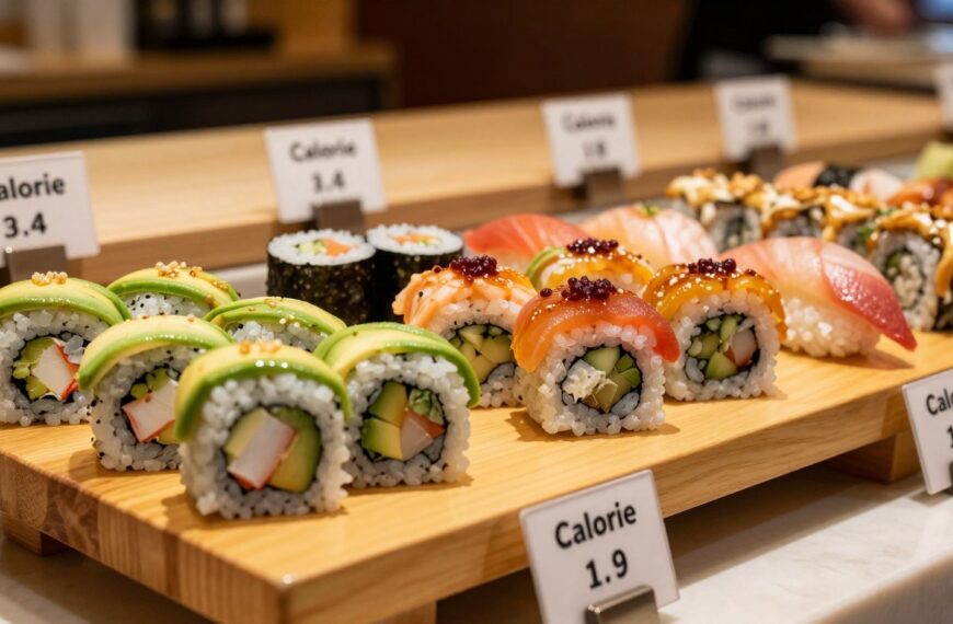 Ile kcal ma rolka sushi