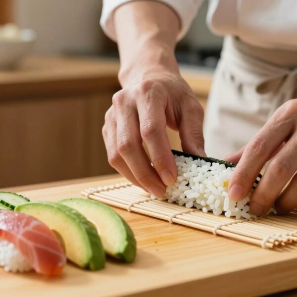Jak zawijać sushi bez maty – proste sposoby na równe domowe rolki