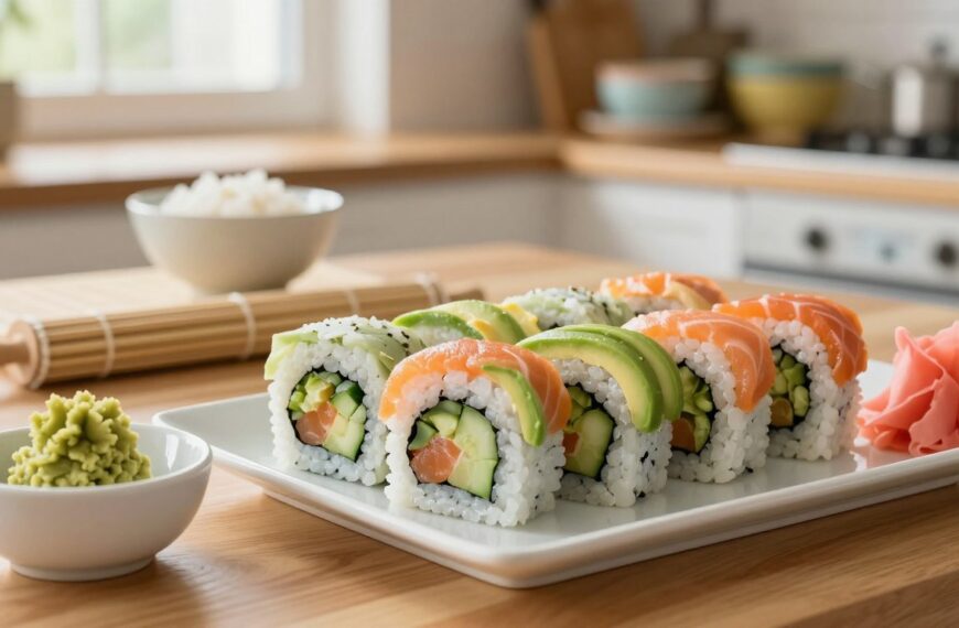Jak zrobić sushi w domu krok po kroku – od ugotowania ryżu do zwijania rolek