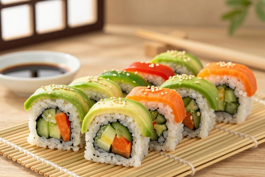 Jakie warzywa do sushi